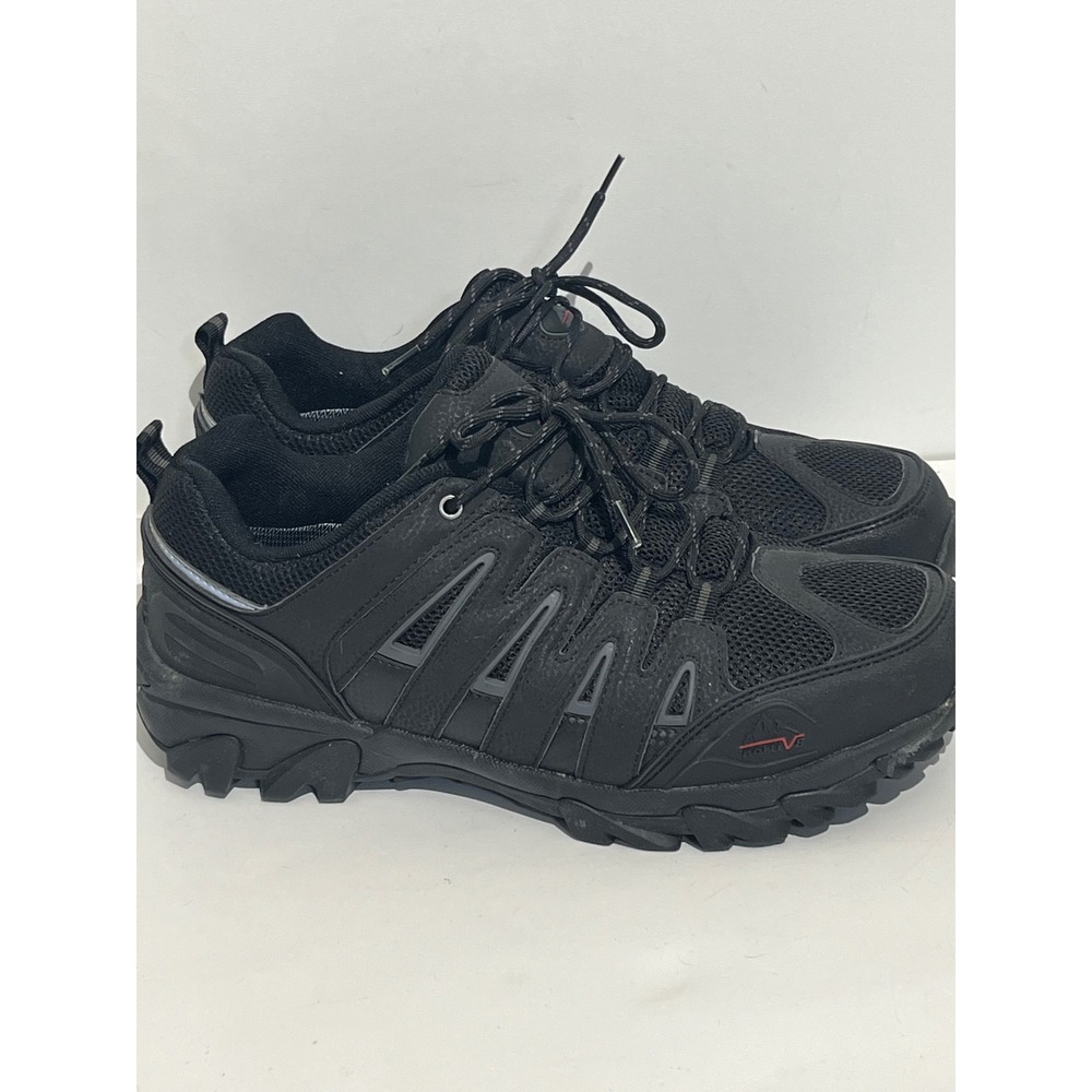 Nortiv 8 Mens Low Top Hiking Shoes Black Trail Sneakers Size 13
